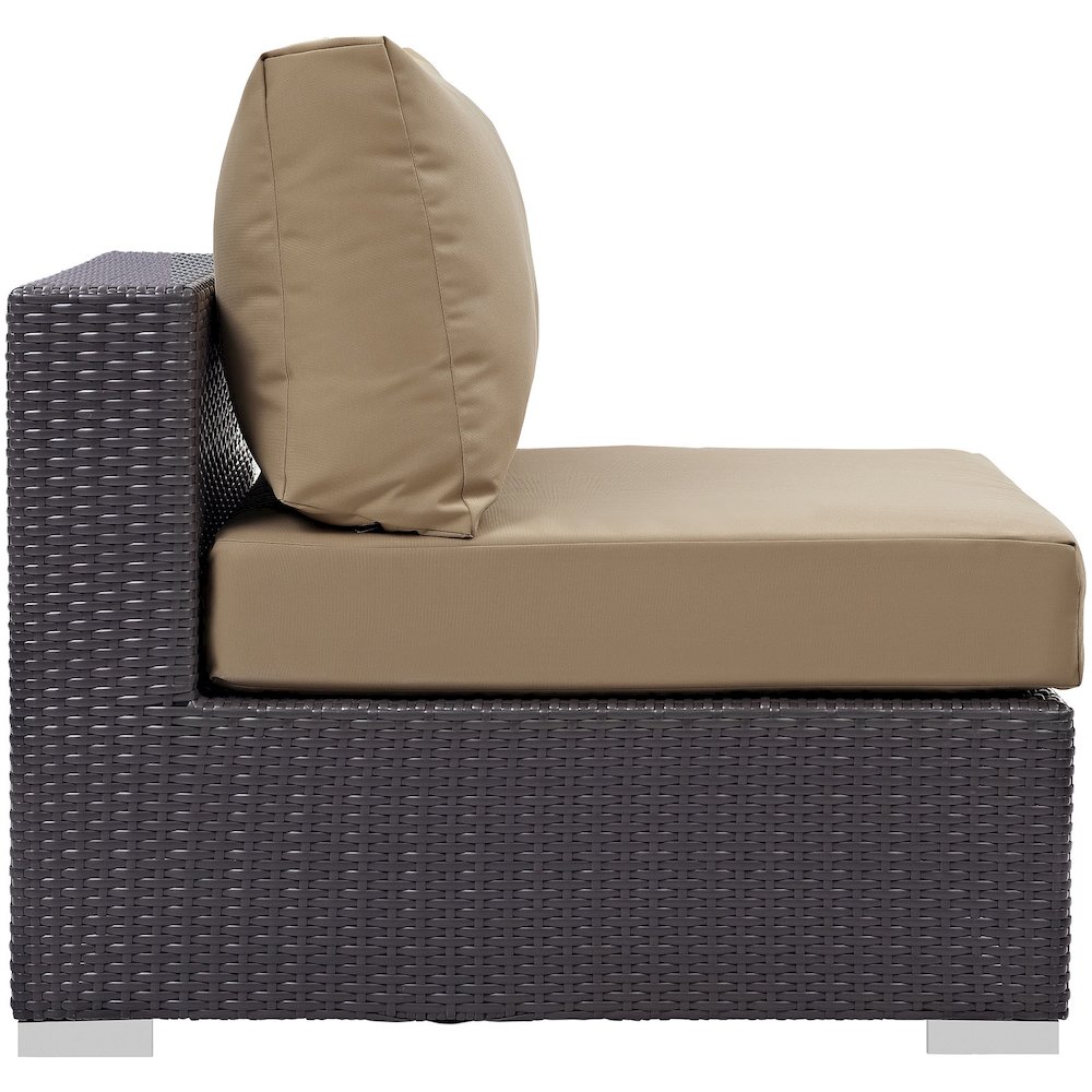 Convene 5 Piece Outdoor Patio Sectional Set. Picture 9