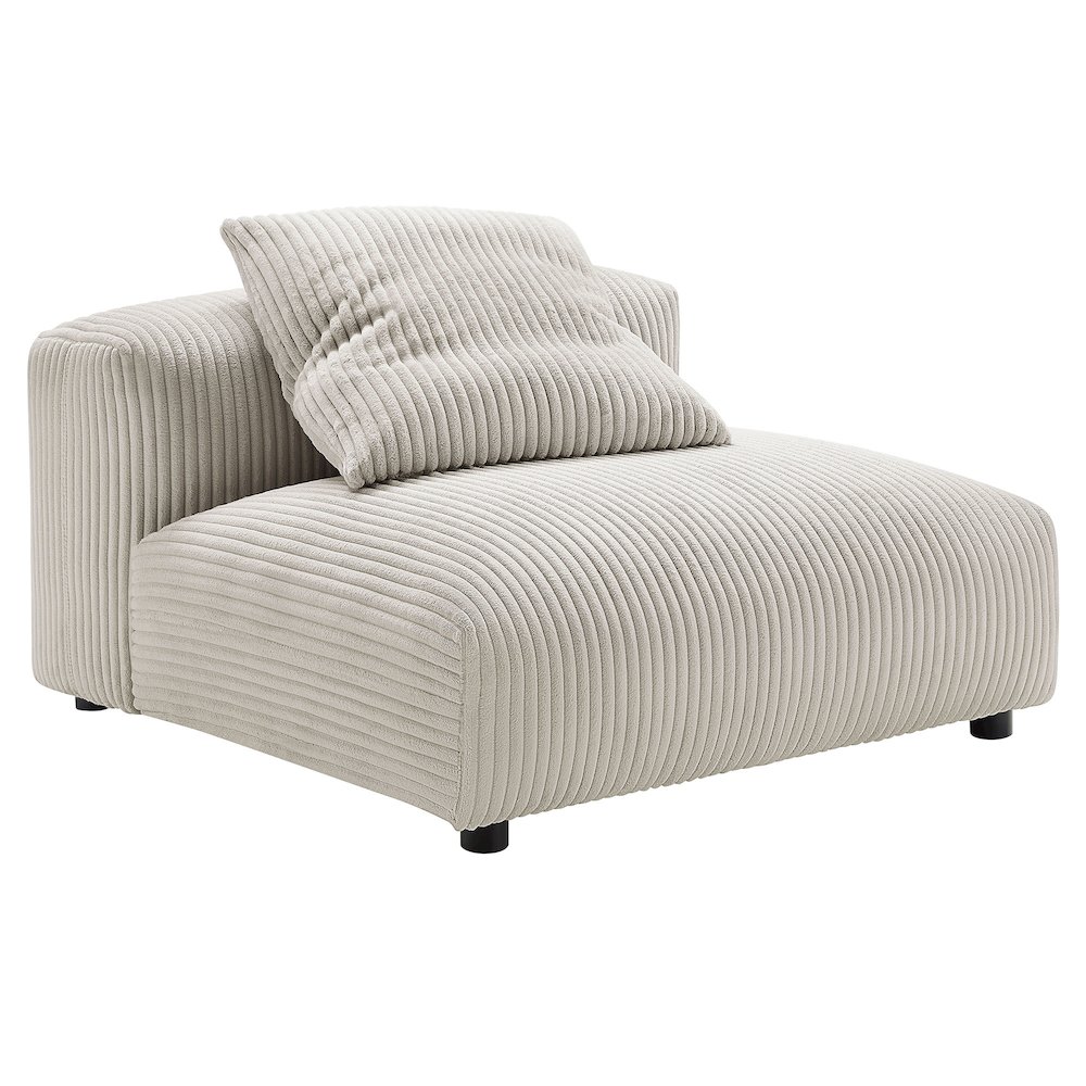 Solace 4-Piece Modular Corduroy Upholstered Sectional Sofa. Picture 5