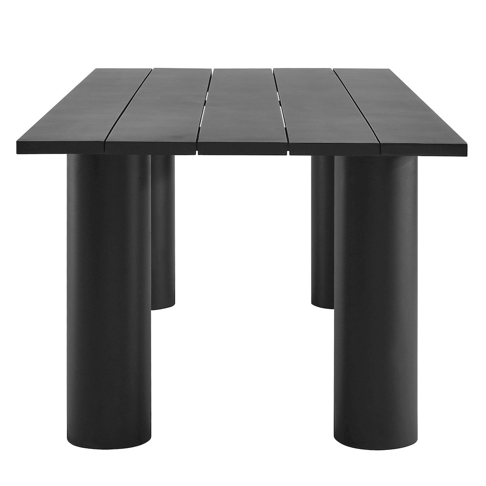 Nautica 7-Piece Rectangular Outdoor Patio Aluminum Dining Table and Chairs Set. Picture 10