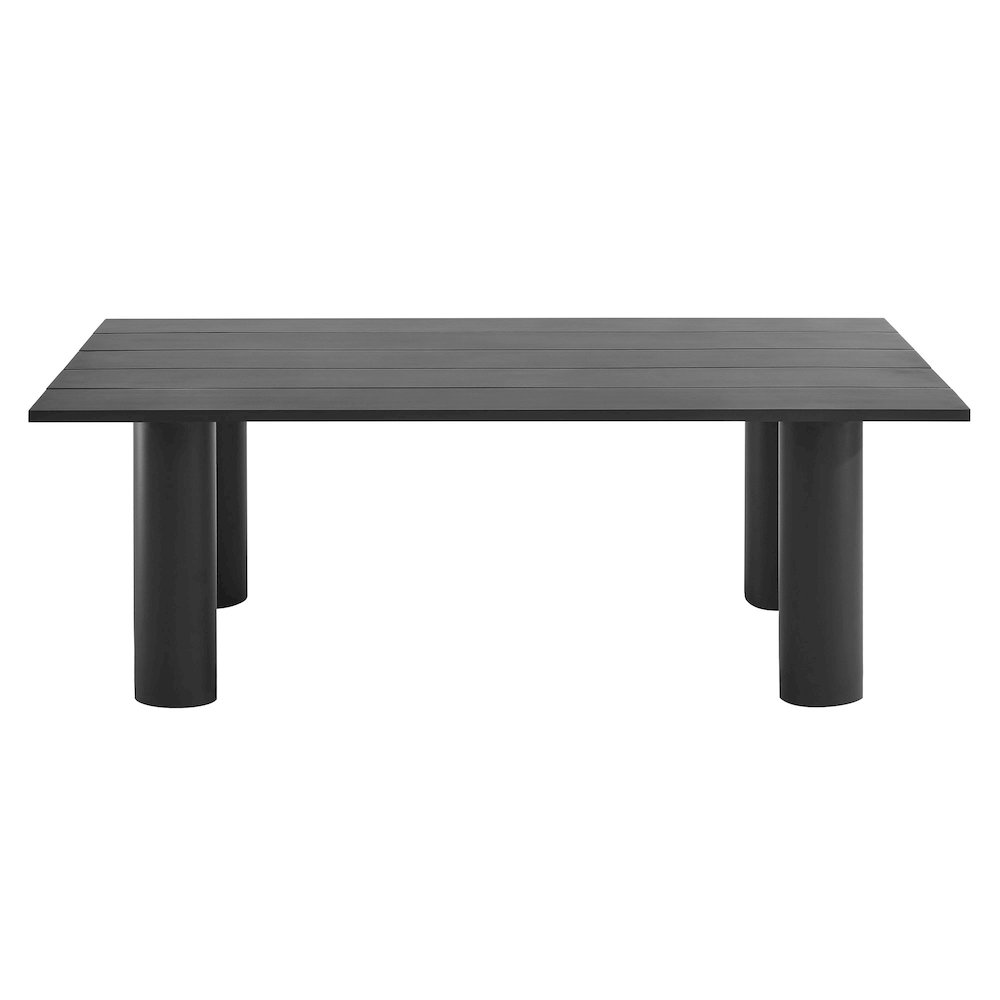 Nautica 7-Piece Rectangular Outdoor Patio Aluminum Dining Table and Chairs Set. Picture 12