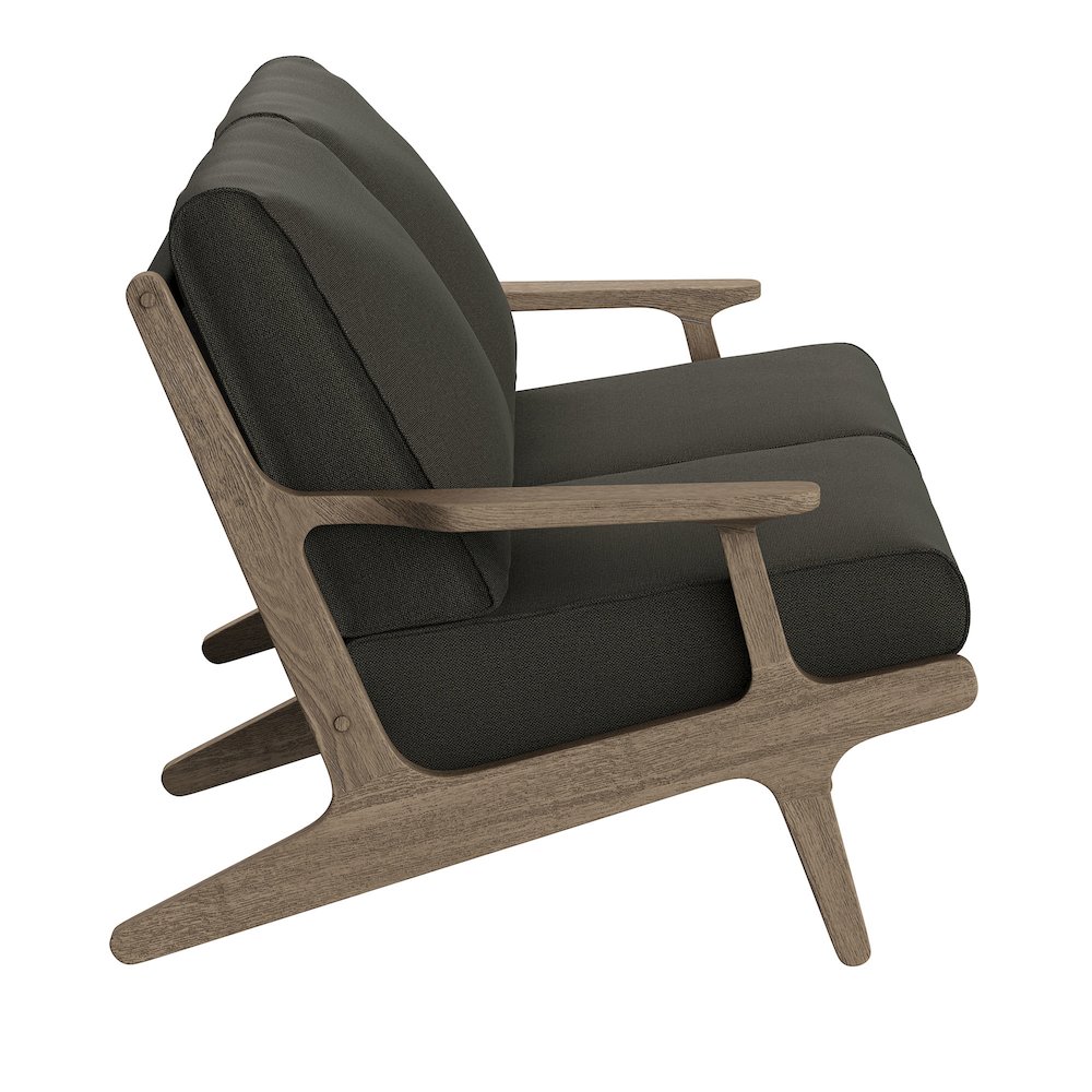 Saratoga 4-Piece Outdoor Patio Teak Wood Furniture Set. Picture 8