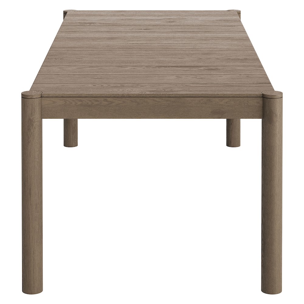 Eleni 7 Piece Outdoor Patio Teak Wood Dining Set. Picture 8