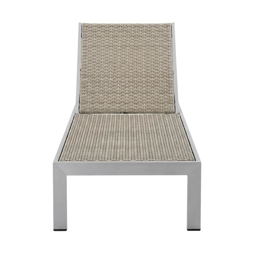 Aluminum Patio Lounge Chairs Set Of 4 With Sturdy Frame For Outdoor Spaces. Picture 4