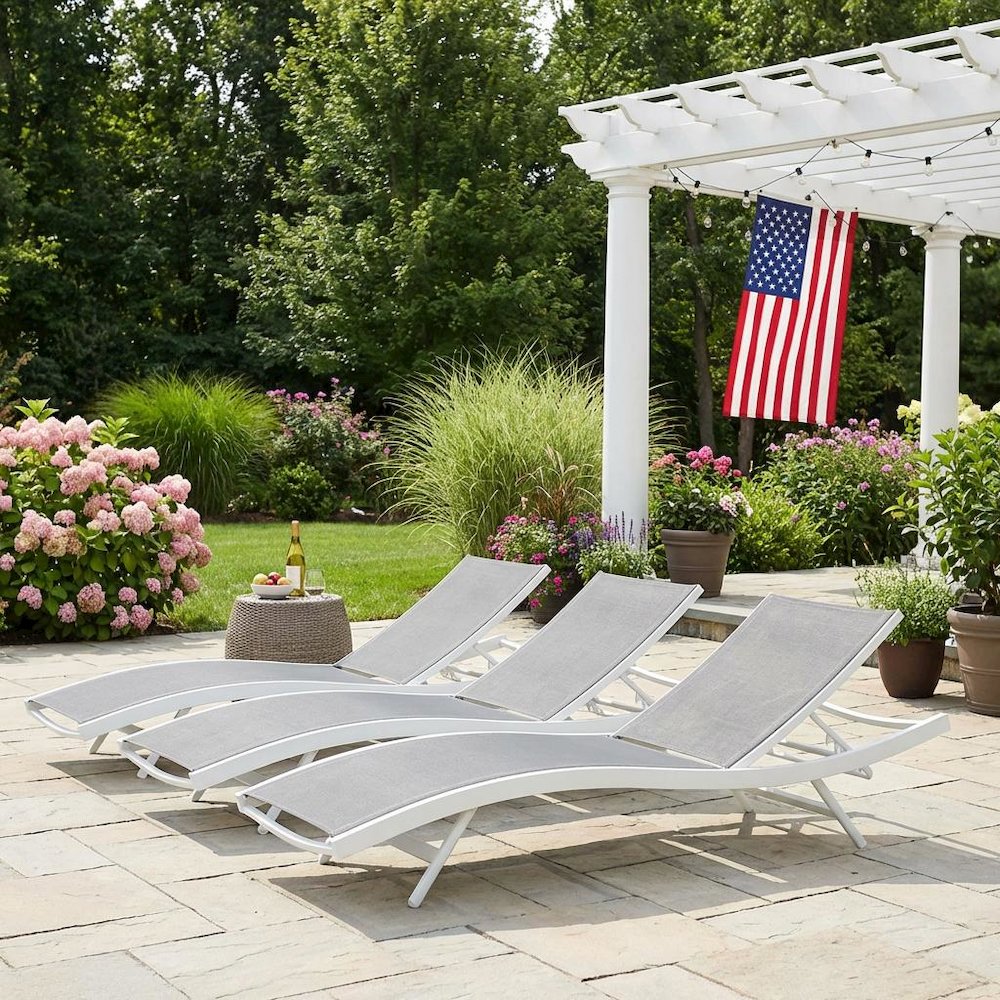 Outdoor Patio Lounge Chair Set Of 4 With Stylish Design And Comfort. Picture 3