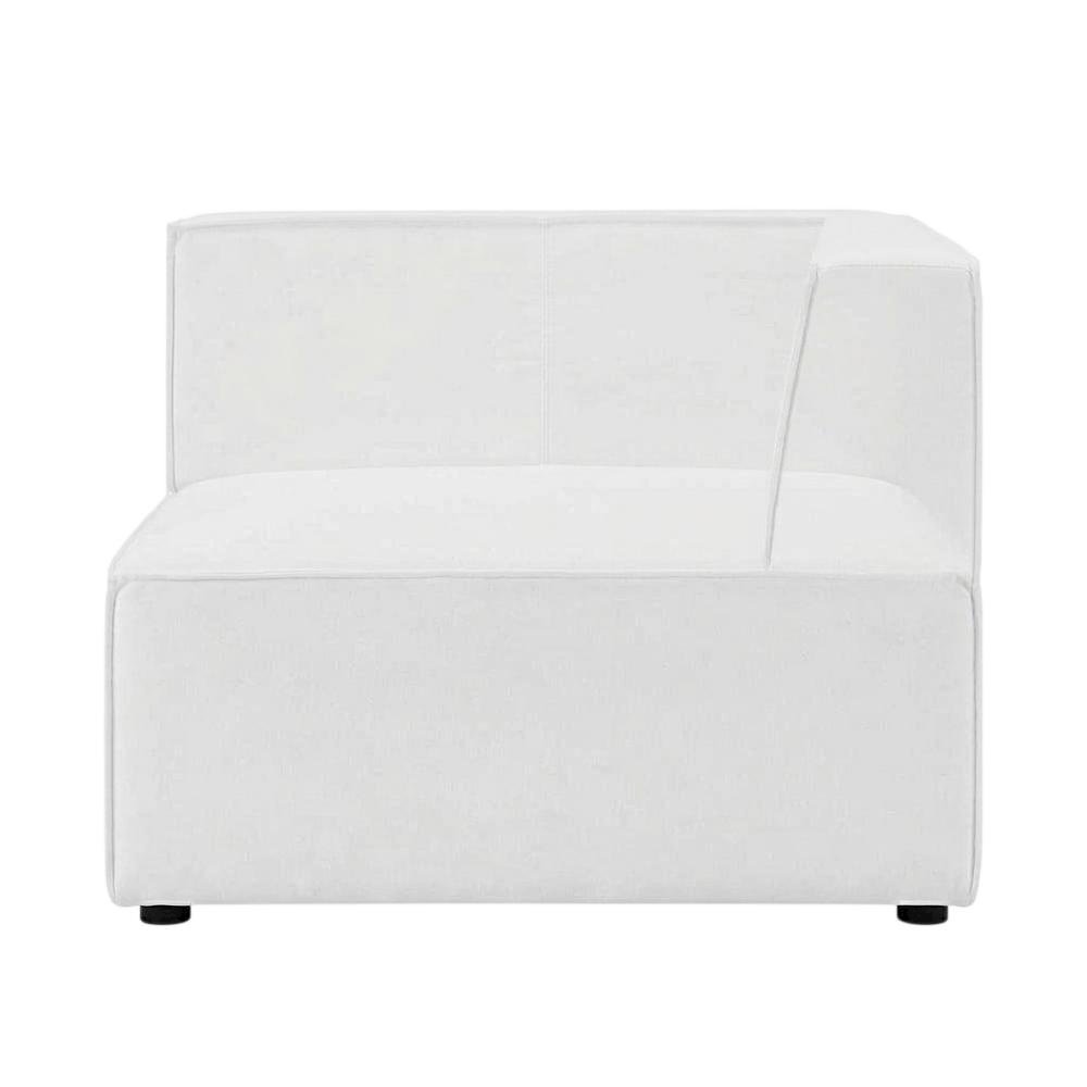 Outdoor Patio Upholstered Sectional Sofa Corner Chair, Armrests, Cushioned Seat. Picture 4