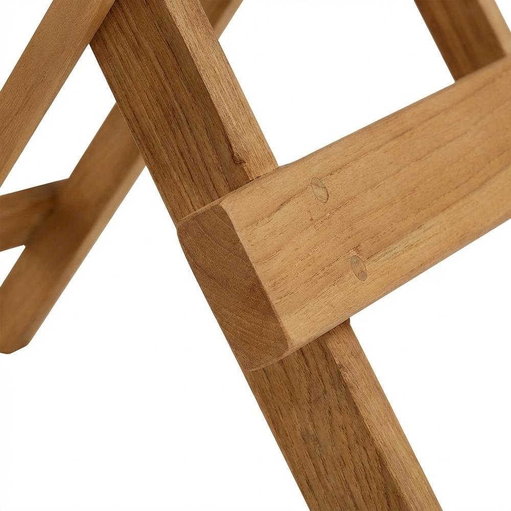 Teak Wood Outdoor Side Table With Modern Design For Patio Or Garden Use. Picture 6