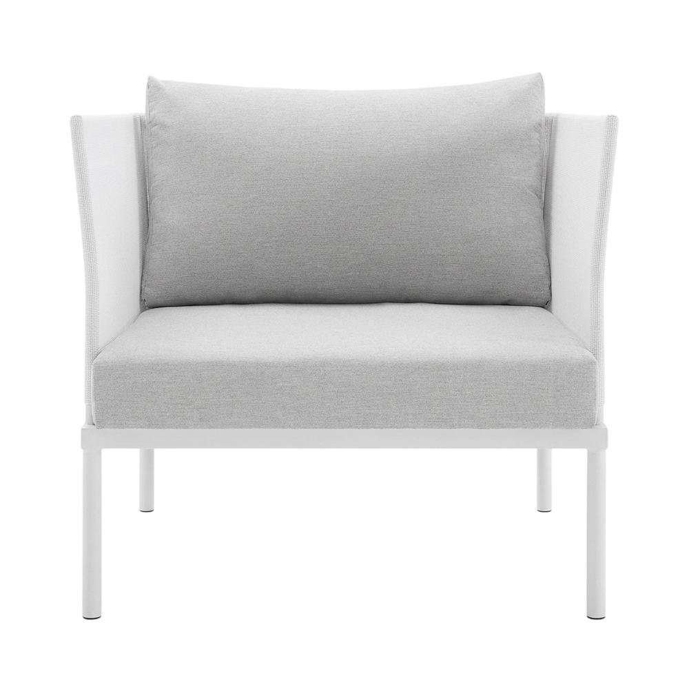 Aluminum Outdoor Lounge Armchair With Sturdy Frame For Patio Relaxation. Picture 4