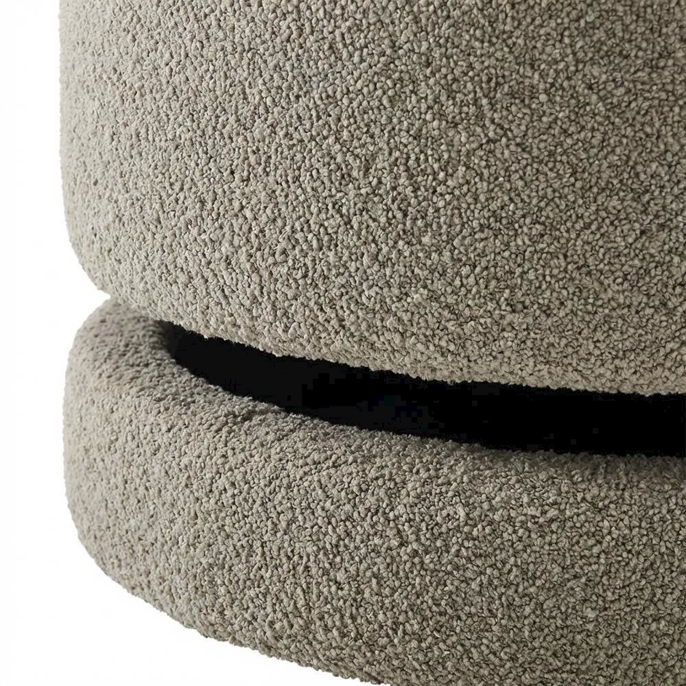 Outdoor Upholstered Ottoman Bench With Plush Cushion For Lounge Areas. Picture 6