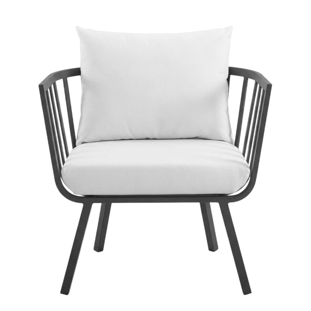 Aluminum Armchair Set of 2 for Outdoor Patio Lounge with Cushions. Picture 4