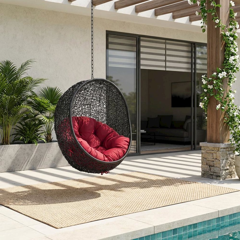 Outdoor Patio Lounge Chair In Sleek Design With Comfortable Cushioning. Picture 2