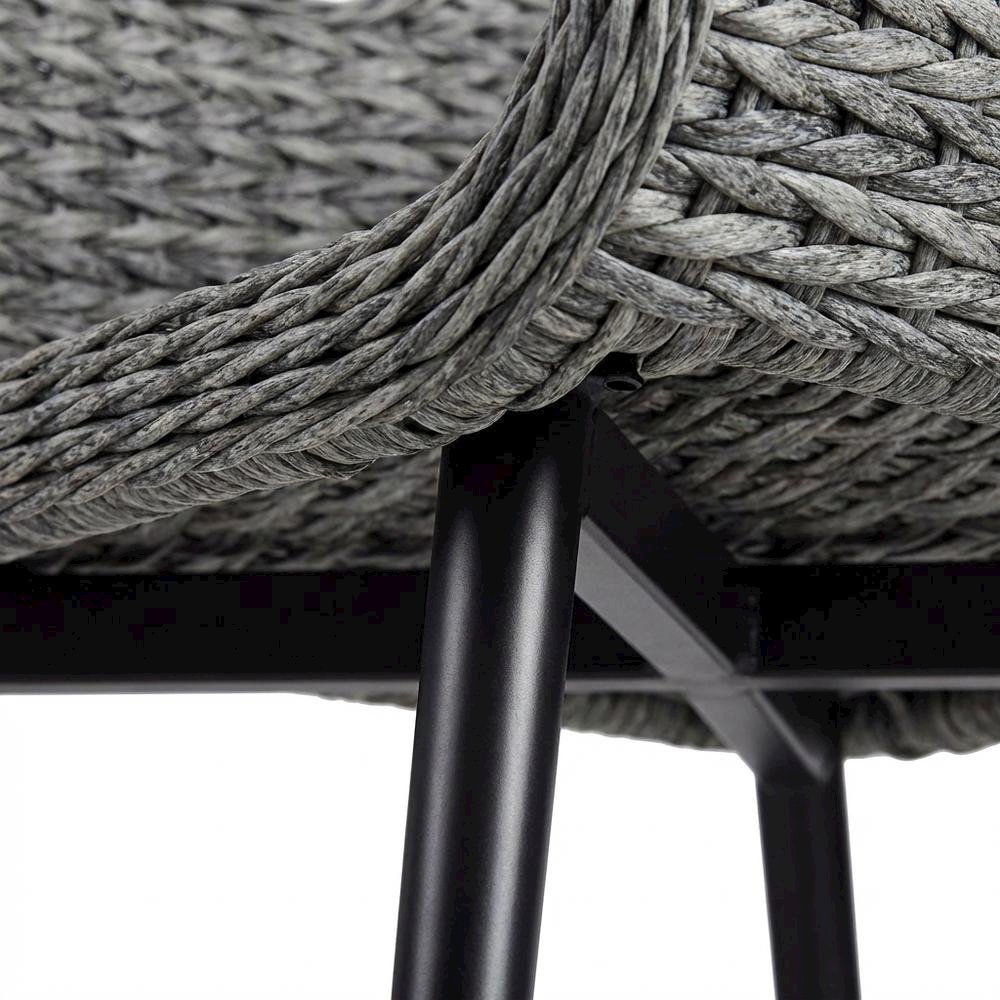 Outdoor Patio Wicker Rattan Armchair With Comfortable Design And Sturdy Frame. Picture 6