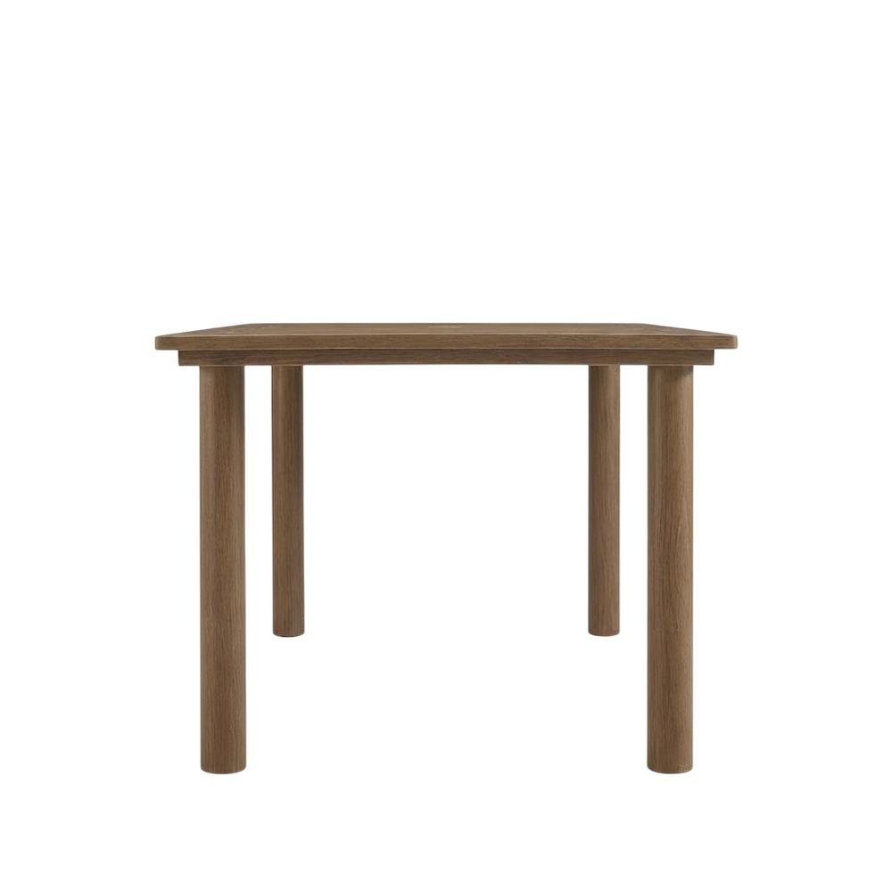 Metal Outdoor Dining Table, 76-Inch Length, Aluminum Construction. Picture 4