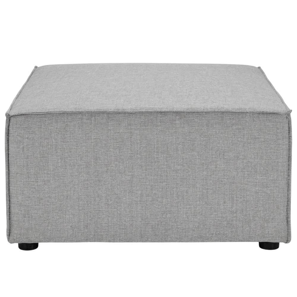 Outdoor Patio Upholstered Sectional Sofa Ottoman for Lounge Comfort. Picture 4
