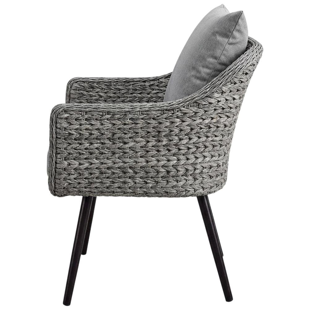 Outdoor Patio Wicker Rattan Armchair With Comfortable Design And Sturdy Frame. Picture 1
