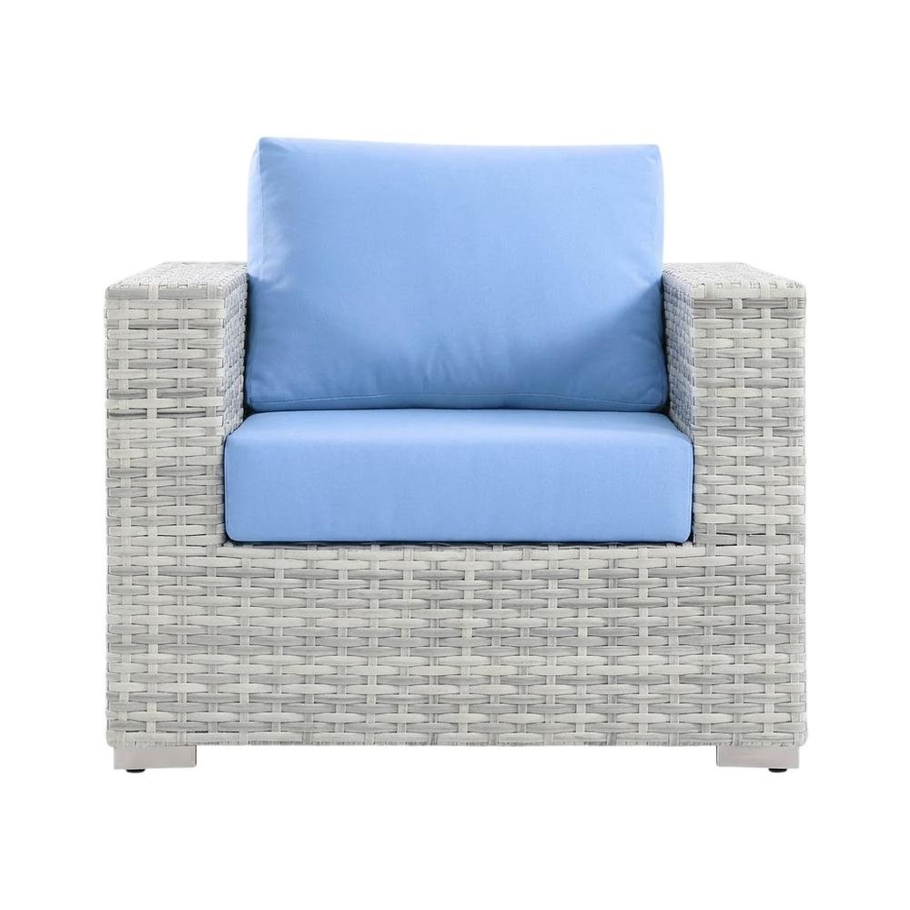 Outdoor Patio Armchair With Cushioned Seat And Sturdy Frame. Picture 4