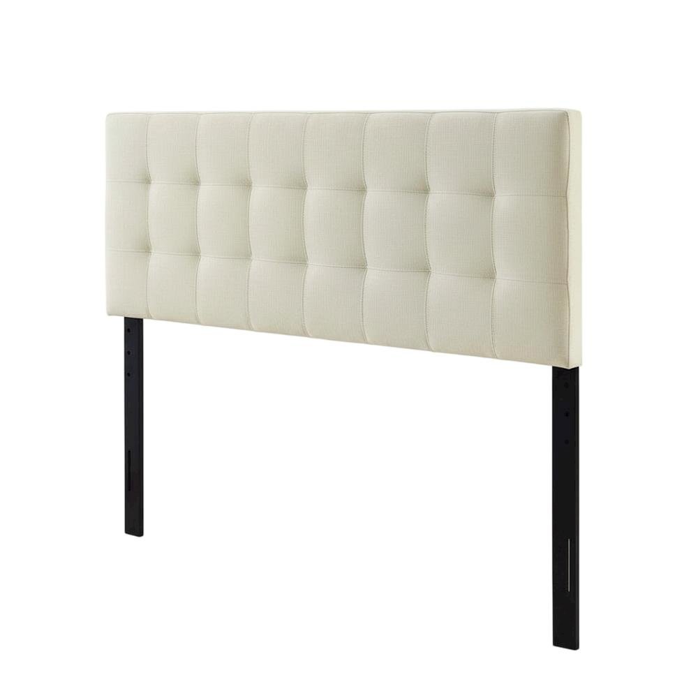 Upholstered Fabric King Headboard with Soft Padding and Classic Design. Picture 1