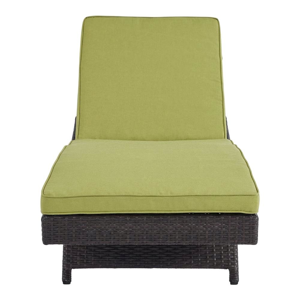 Outdoor Patio Lounge Chair With Cushioned Seat And Modern Design. Picture 4