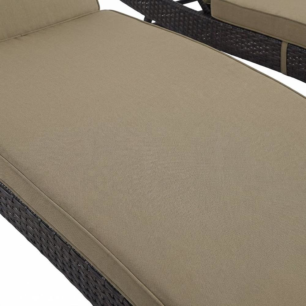Outdoor Patio Chaise Lounge Set With Plush Cushions For Outdoor Relaxation. Picture 5