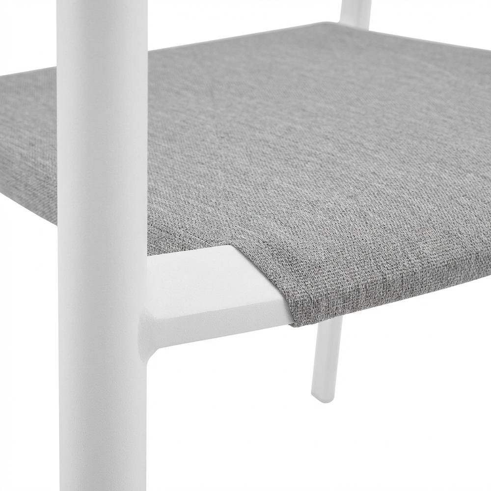Aluminum Armchair Set Of 2 For Outdoor Lounge Spaces With Stackable Design. Picture 6