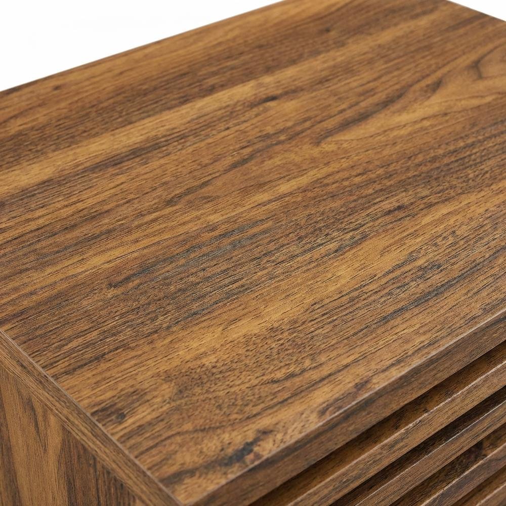 Wood File Cabinet In Finish With Spacious Storage And Classic Design. Picture 5