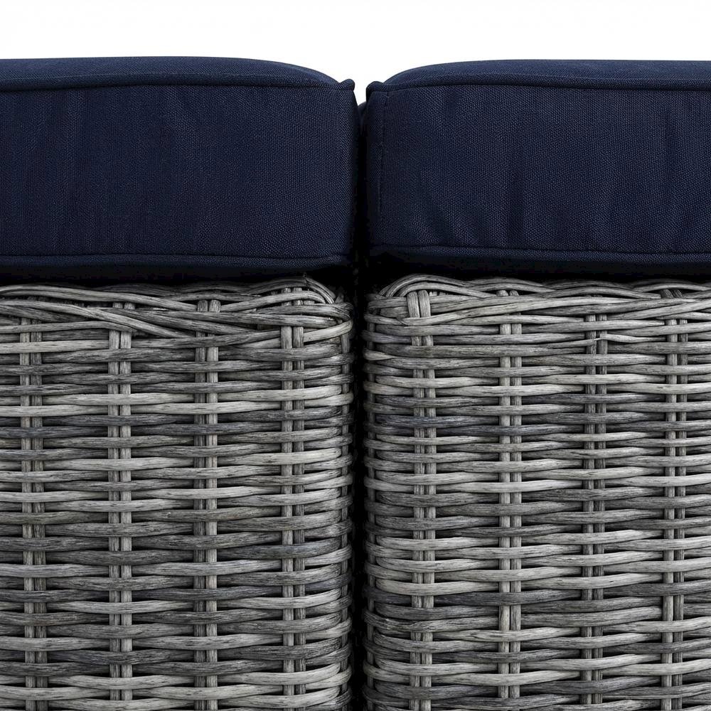 Outdoor Patio Sunbrella Daybed With Weather-Resistant Fabric. Picture 6