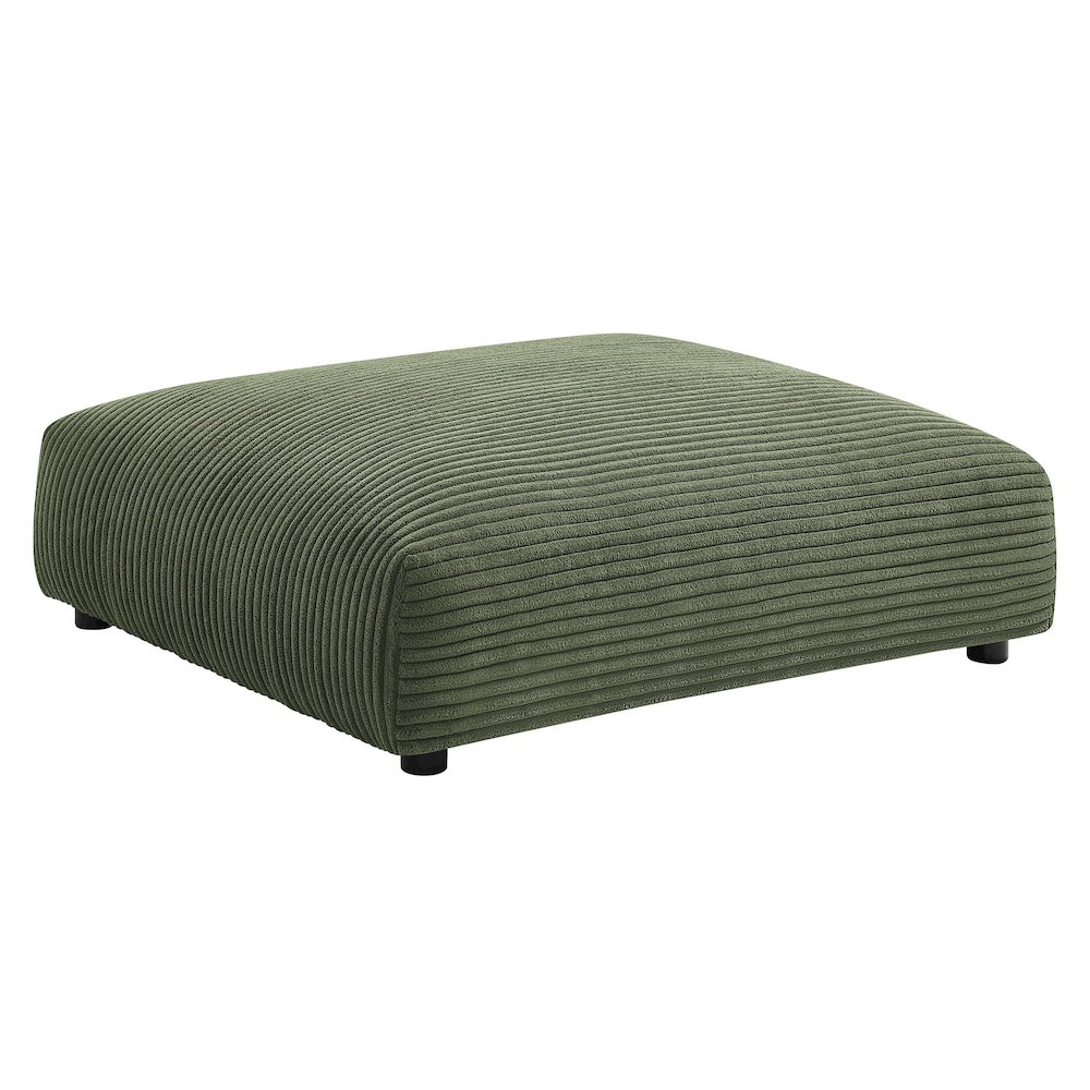 Solace 3-Piece Modular Corduroy Upholstered Sectional Sofa. Picture 8