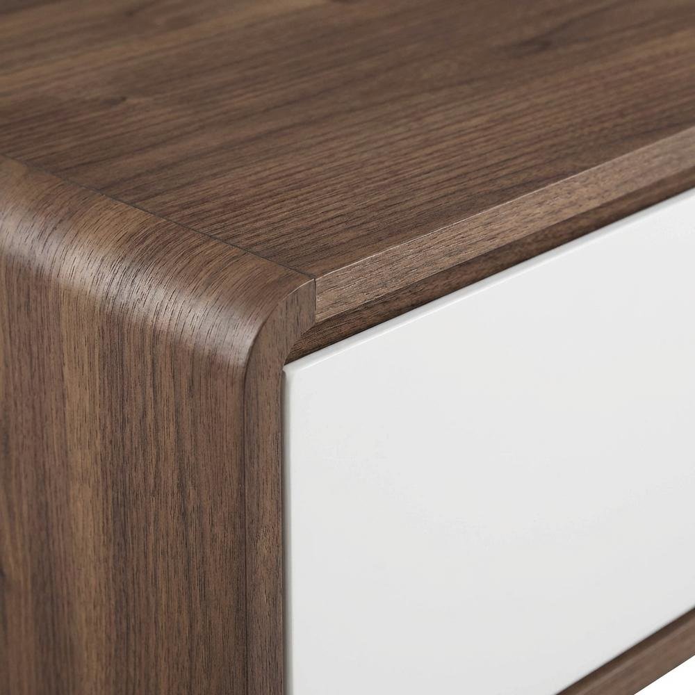 Wooden TV Stand in Brown with Spacious Storage and Sturdy Design. Picture 5