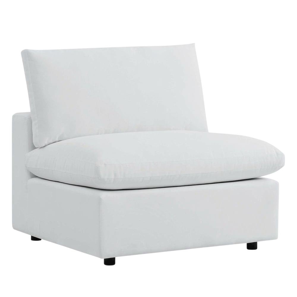 Outdoor Patio Armless Lounge Chair With Sturdy Frame, Weather-Resistant Design. Picture 1