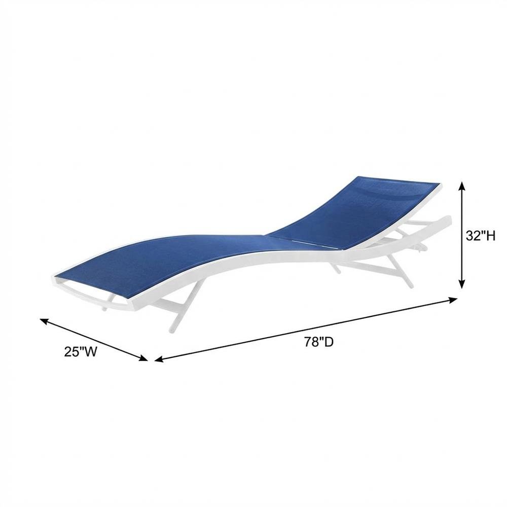 Outdoor Patio Chaise Lounge Chair In Durable Weatherproof Material. Picture 7