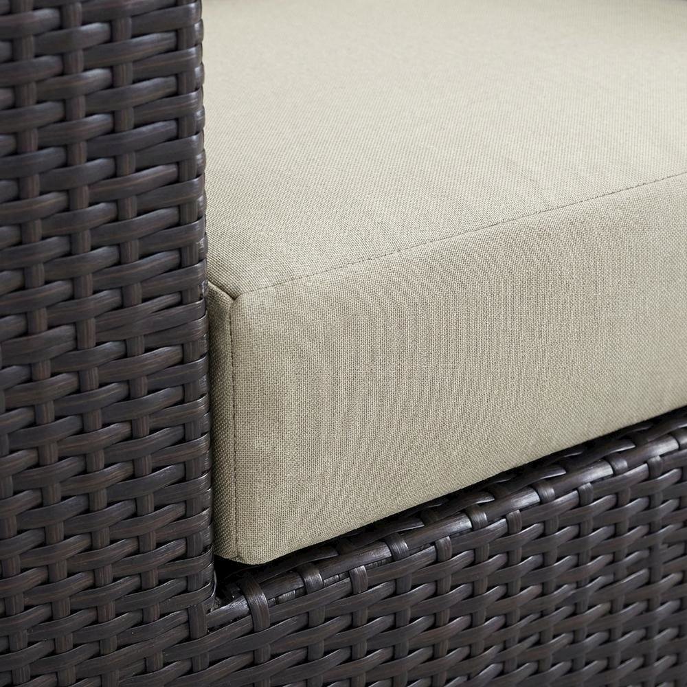 Outdoor Patio Armchair With Cushions And Armrests For Garden Lounge. Picture 5