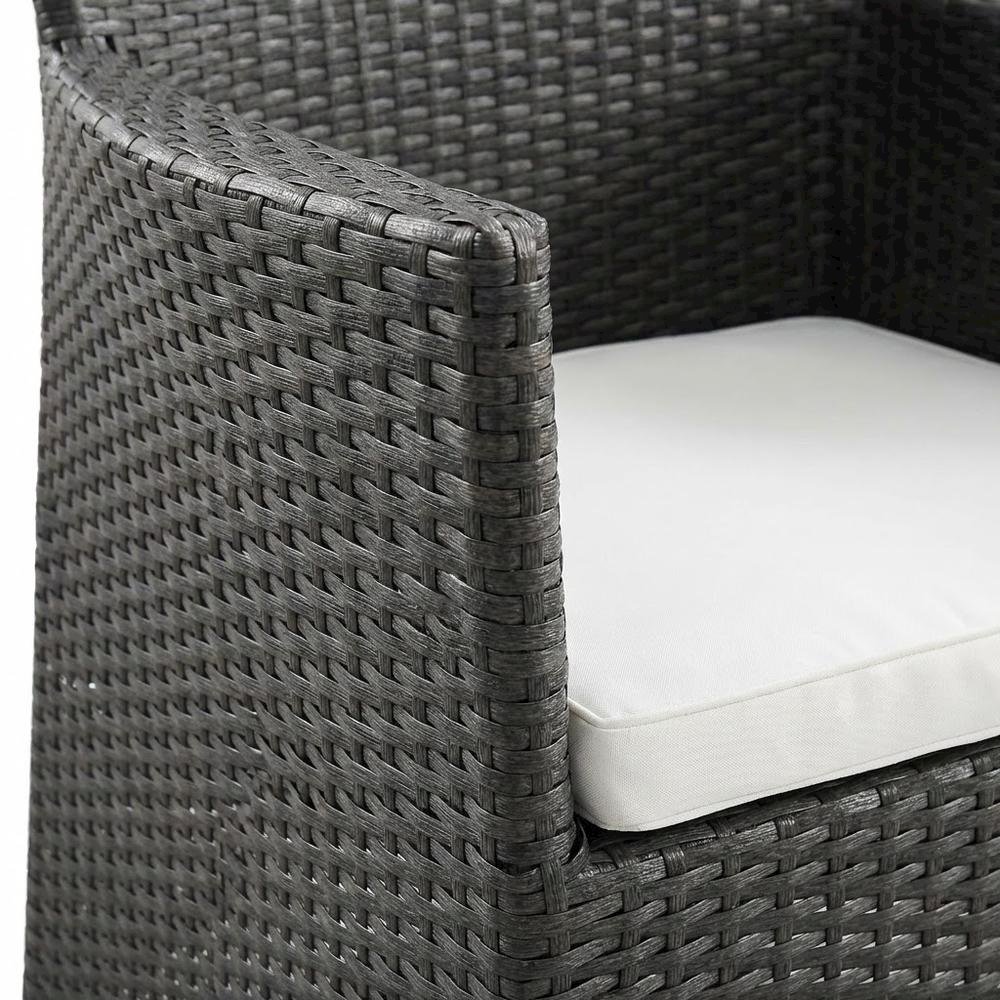 Outdoor Patio Wicker Armchair Set Of 2 With Comfortable Cushions. Picture 5