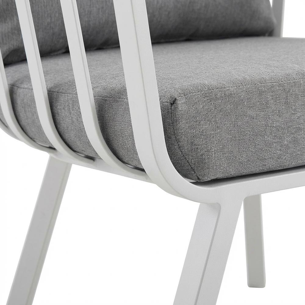 Aluminum Armchair Set Of 2 For Outdoor Lounge With Cushioned Seating. Picture 6