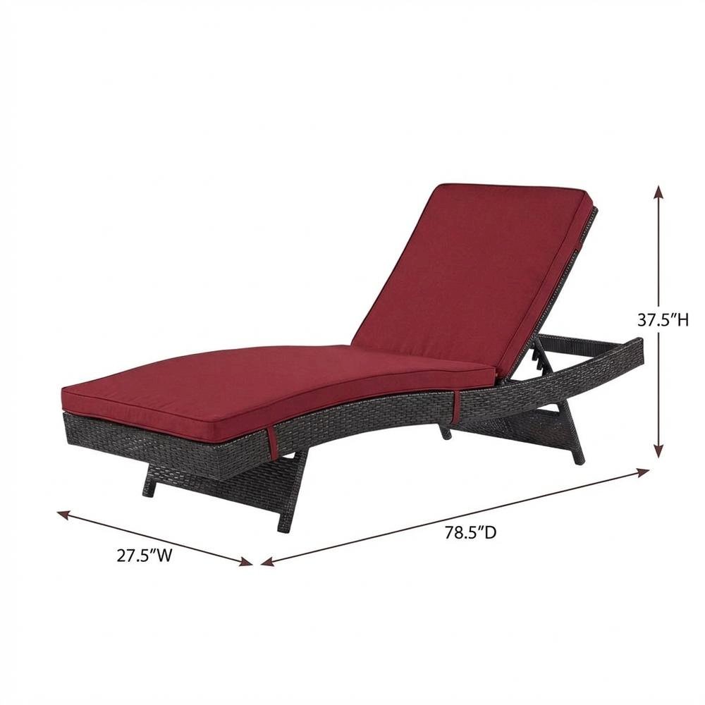Aluminum Outdoor Lounge Chair Set of 2 With Thick Cushions And Stack-Free Design. Picture 7