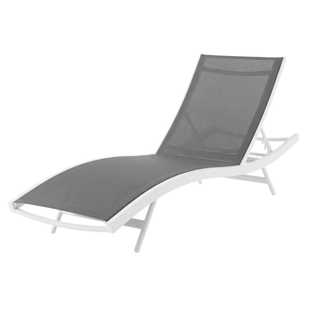 Outdoor Patio Chaise Lounge Chair In Weather-Resistant Design For Outdoor Spaces. Picture 1