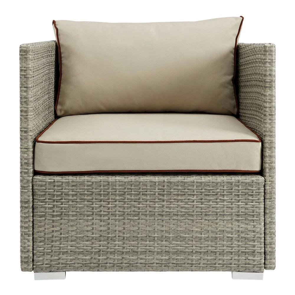 Outdoor Patio Armchair With Comfortable Cushioning And Sturdy Frame. Picture 4
