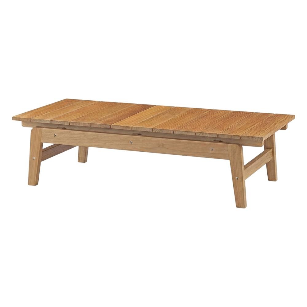 Teak Outdoor Coffee Table with Sleek Design and Durable Construction. Picture 1