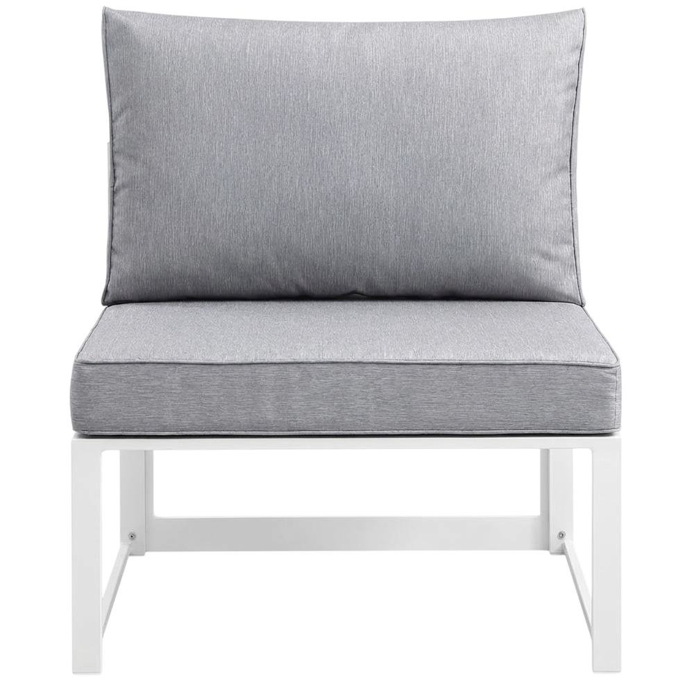 Outdoor Patio Chair With Back Cushion And Sturdy Frame. Picture 4