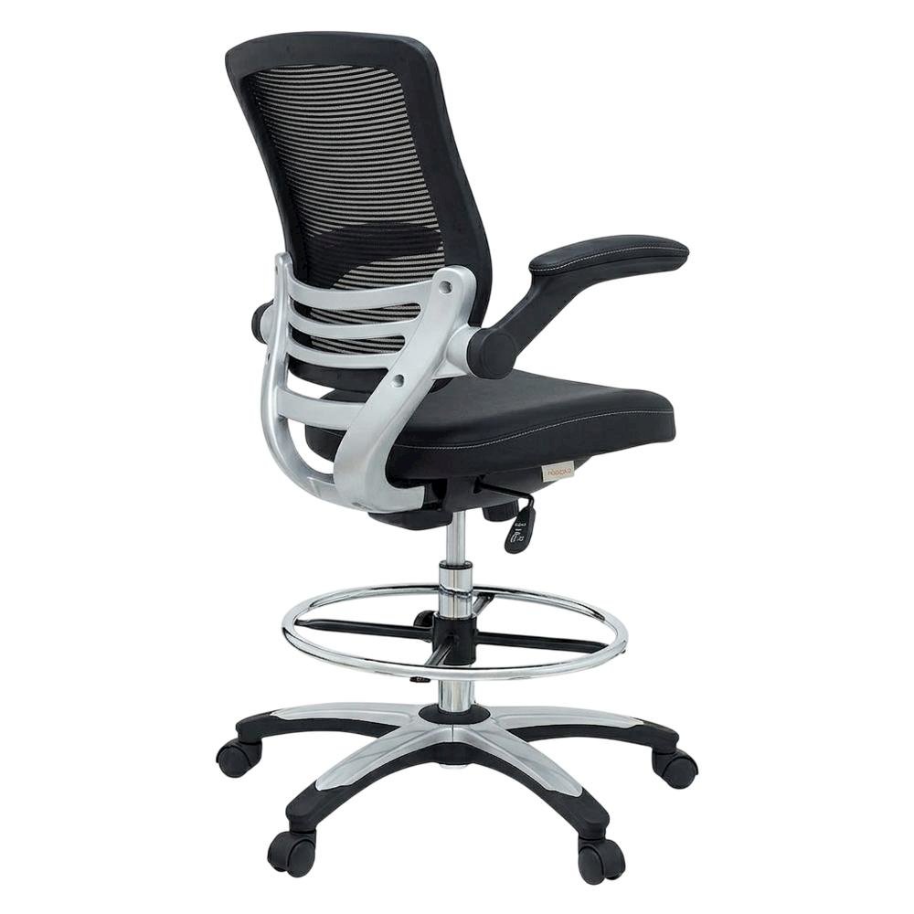 Plastic Drafting Chair with Armrest and Adjustable Height for Office Use. Picture 3