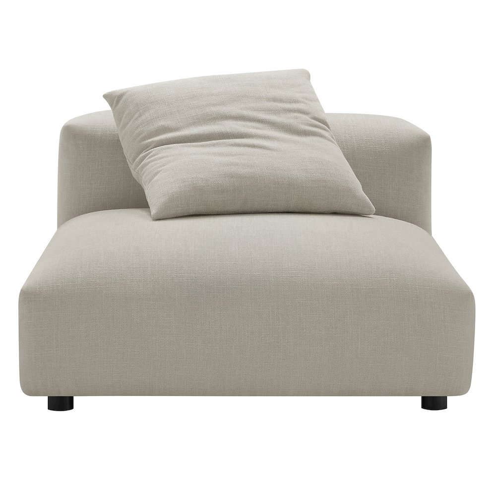 Solace 3-Piece Modular Upholstered Fabric Sofa. Picture 6
