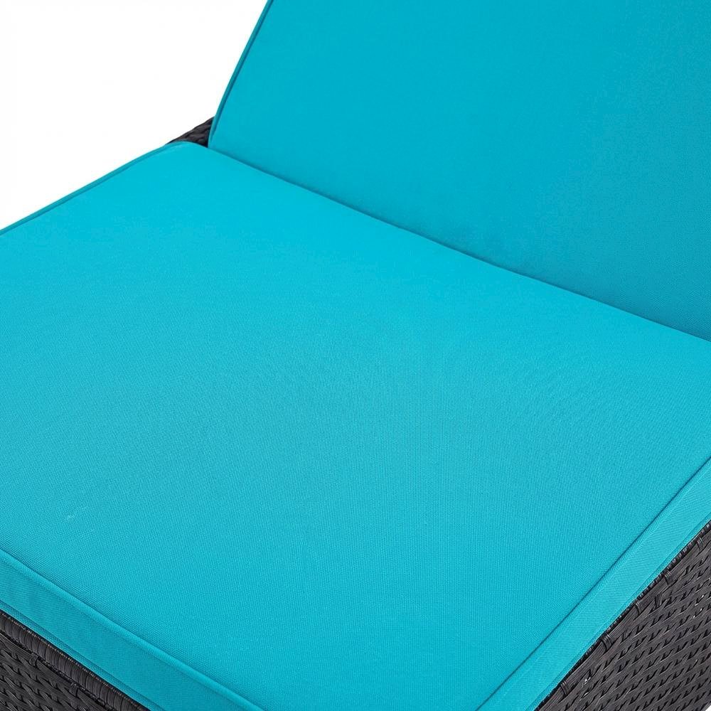 Outdoor Patio Chaise With Cushion For Lounge Comfort. Picture 5