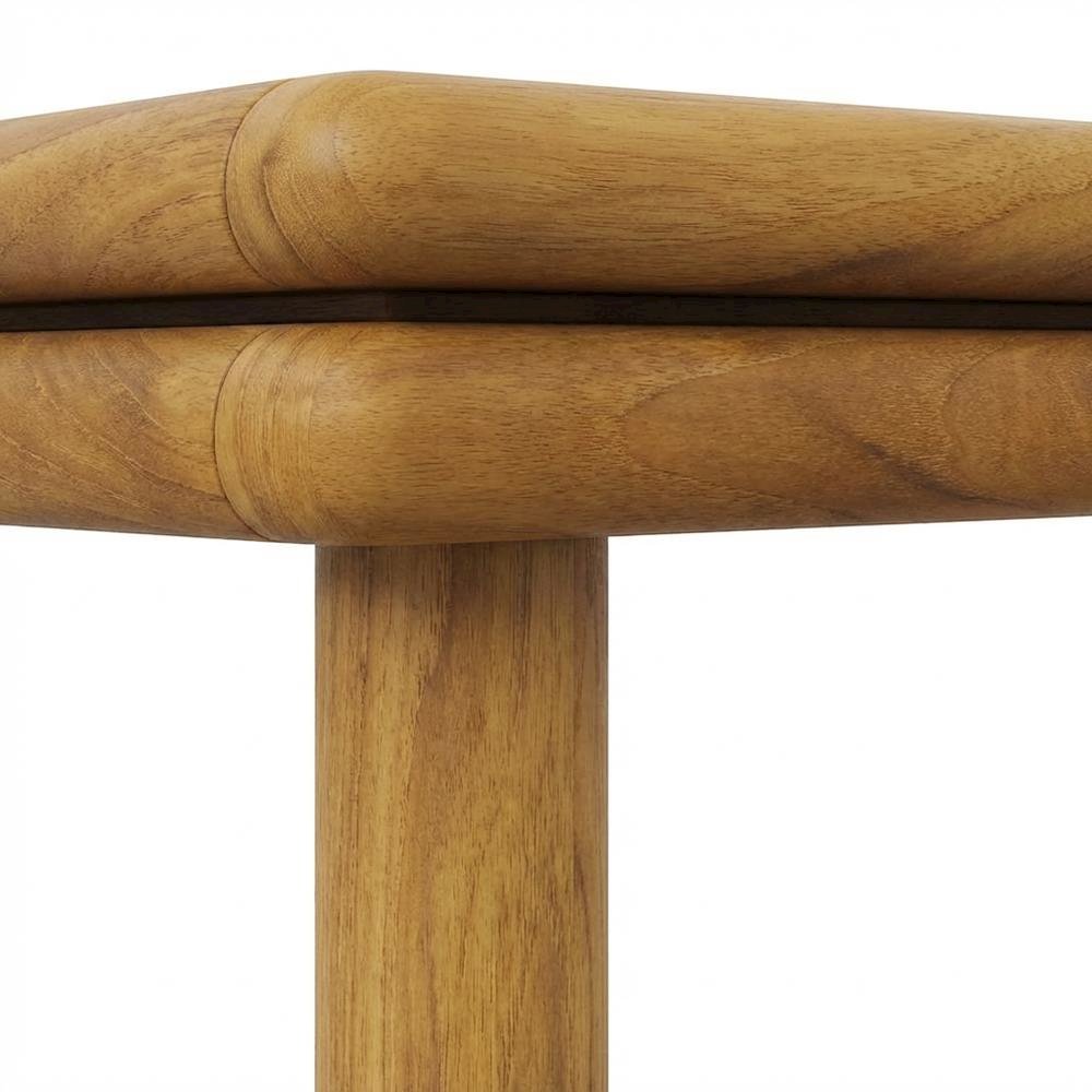 Modern Teak Wood Outdoor Coffee Table for Patio or Garden Use. Picture 6