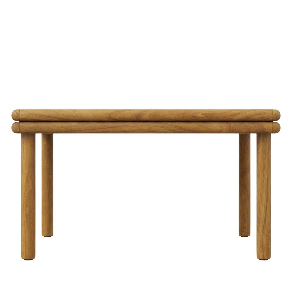 Modern Teak Wood Outdoor Coffee Table for Patio or Garden Use. Picture 4