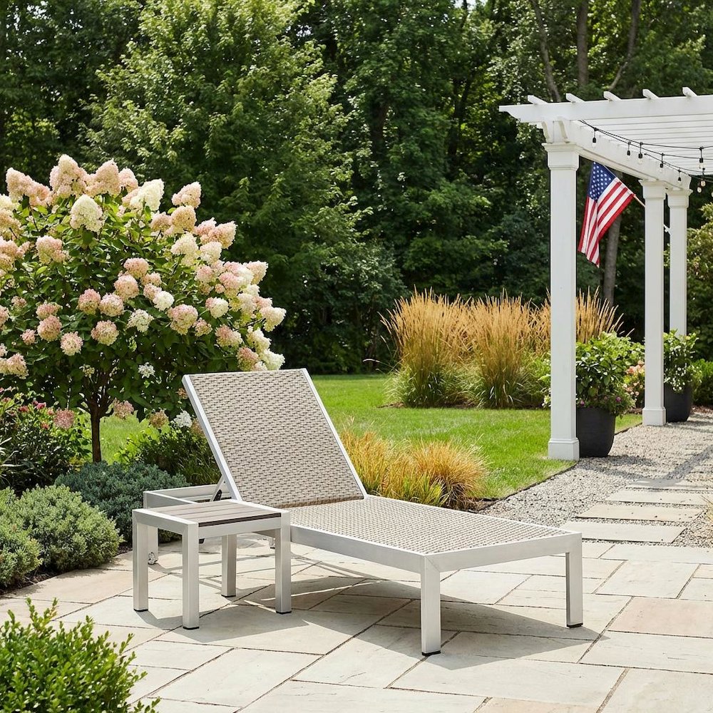 Outdoor Patio Furniture Set With Comfortable Lounge Chairs And Sturdy Design. Picture 3