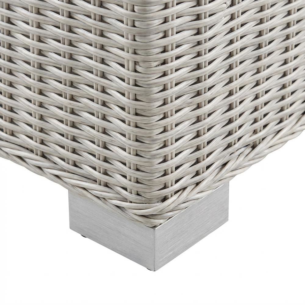 Outdoor Wicker Rattan Armchair For Patio Lounge Seating. Picture 6