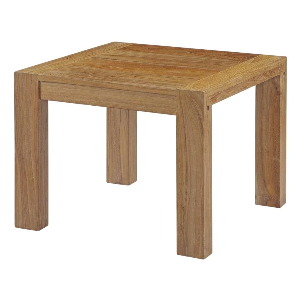 Wood Outdoor Patio Side Table with Durable Design for Garden and Deck. Picture 1