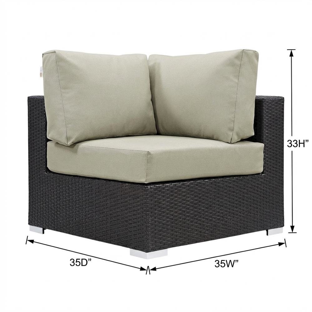 Outdoor Patio Corner With Cushioned Seating And Armrests For Cozy Outdoor Living. Picture 7