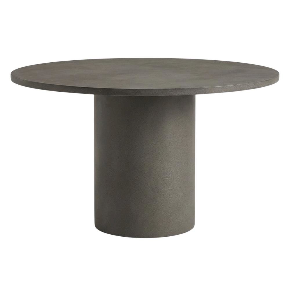 Outdoor patio dining set with concrete table, 5-piece collection for outdoor use. Picture 4