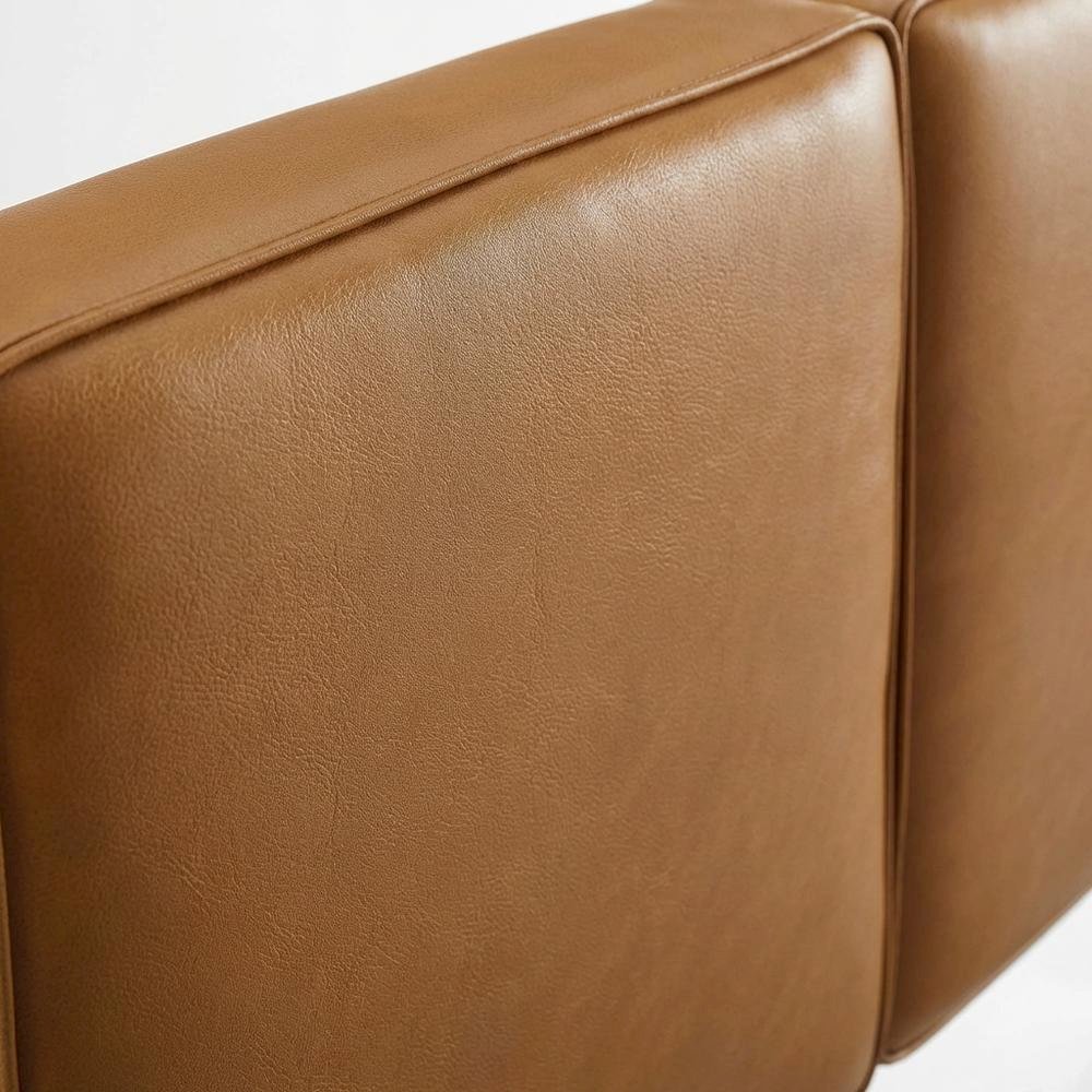 Vegan Leather Twin Headboard with Padded Design and Durable Frame. Picture 4