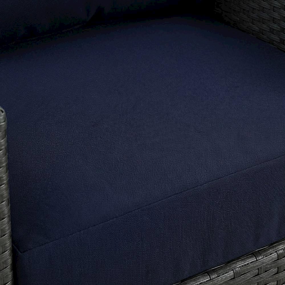 Outdoor Patio Armchair With Cushioned Seat And Armrest Support. Picture 5