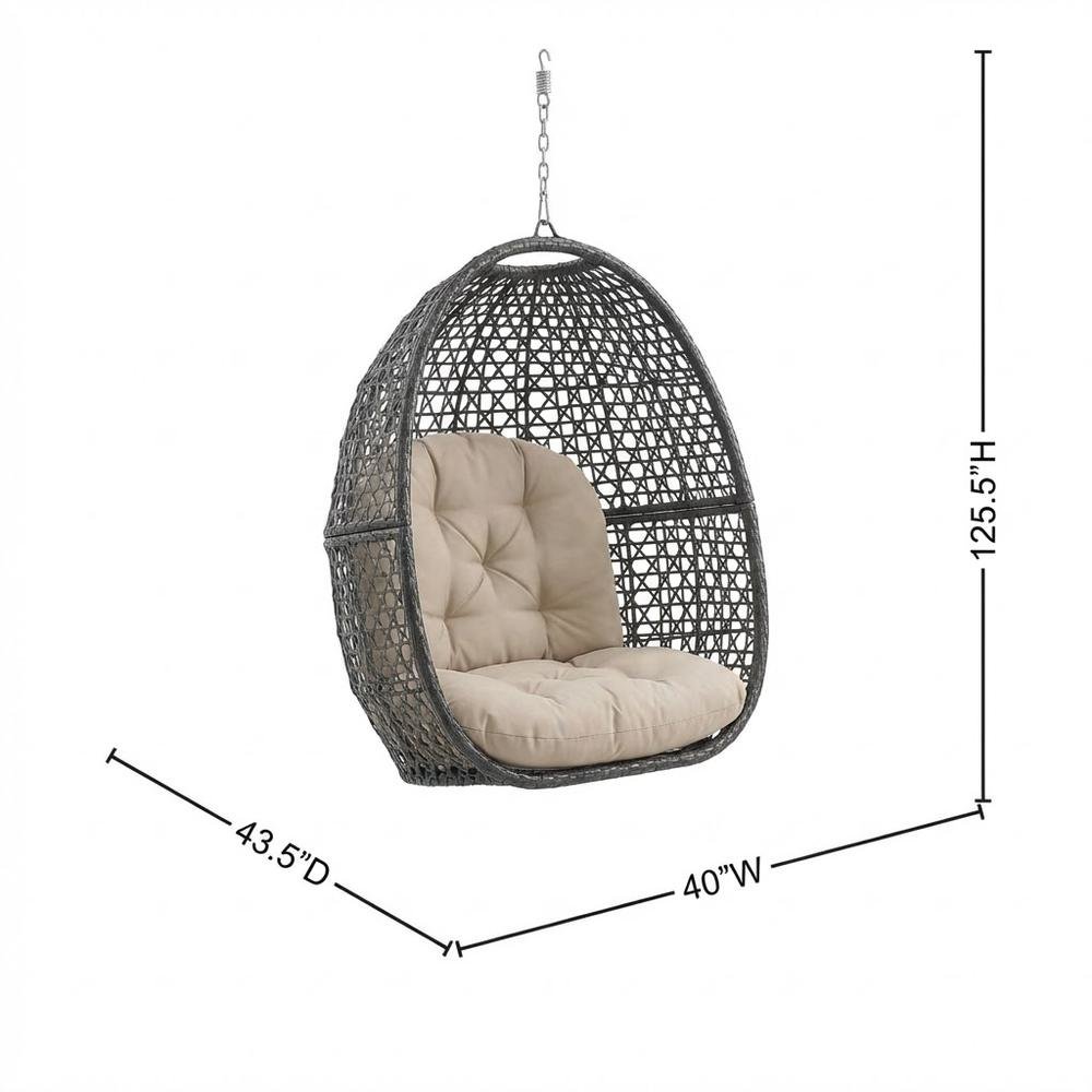 Outdoor Patio Lounge Chair With Cushioned Seating For Comfortable Relaxation. Picture 7